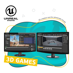 Unreal Engine 4. Игровой движок - КИБЕРшкола программирования для детей, компьютерные курсы для школьников, начинающих и подростков - KIBERone г. Гольяново