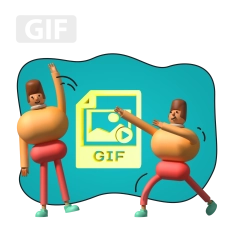 Gif-анимация - КИБЕРшкола программирования для детей, компьютерные курсы для школьников, начинающих и подростков - KIBERone г. Гольяново