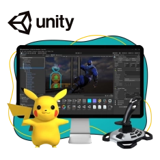 Мир игр на Unity 2D на популярном движке + AI-помощники - КИБЕРшкола программирования для детей, компьютерные курсы для школьников, начинающих и подростков - KIBERone г. Гольяново